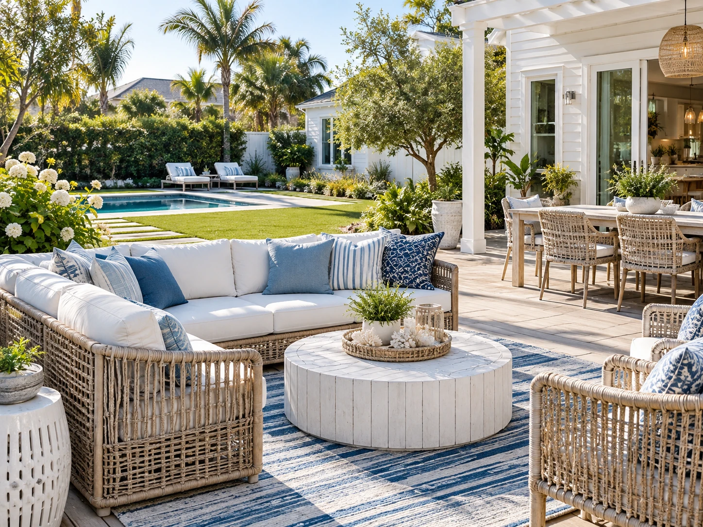 Coastal backyard design