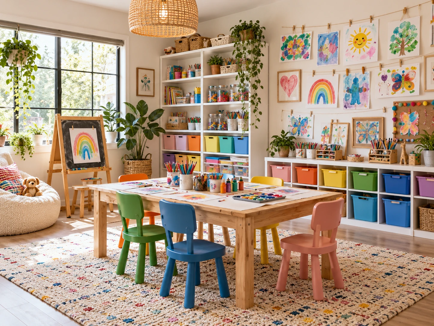 Creative Art Room kids playroom design