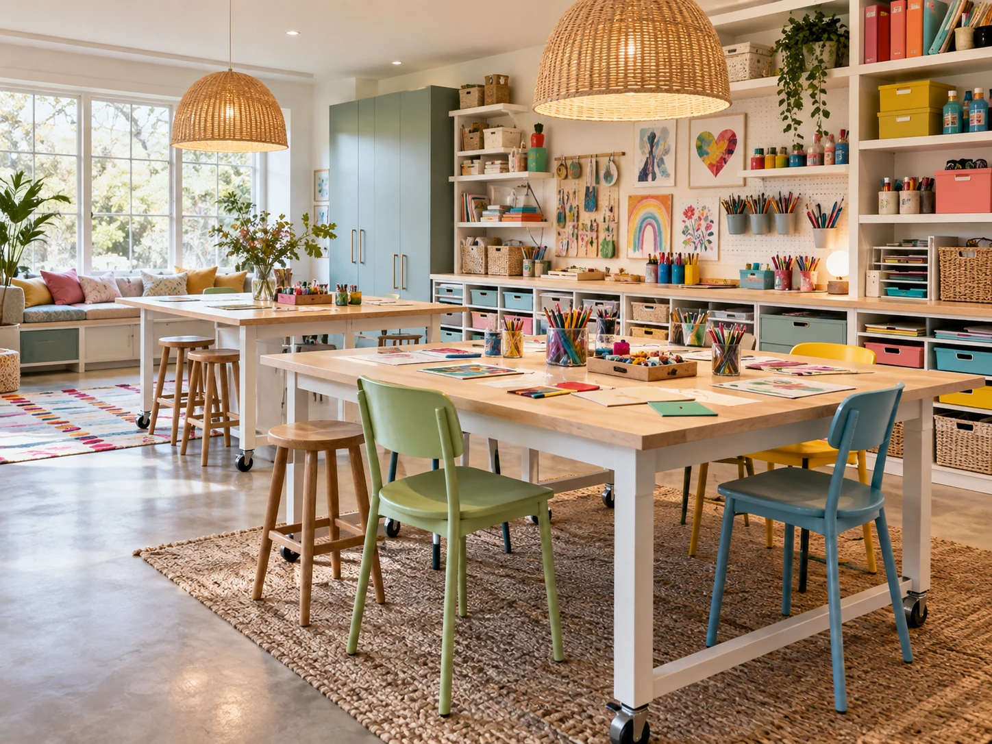 Family Creative Studio craft room design