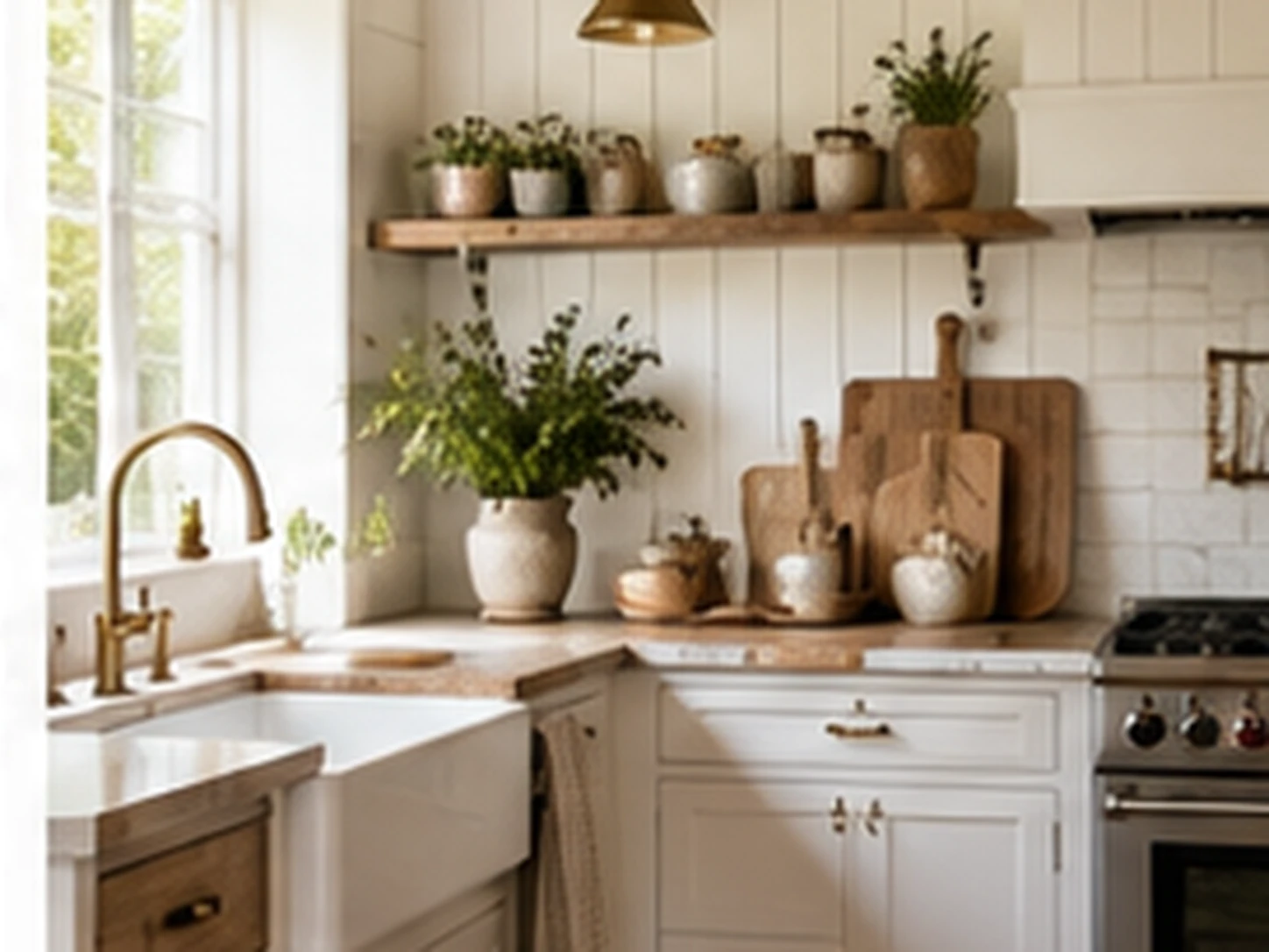 Farmhouse modern kitchen design