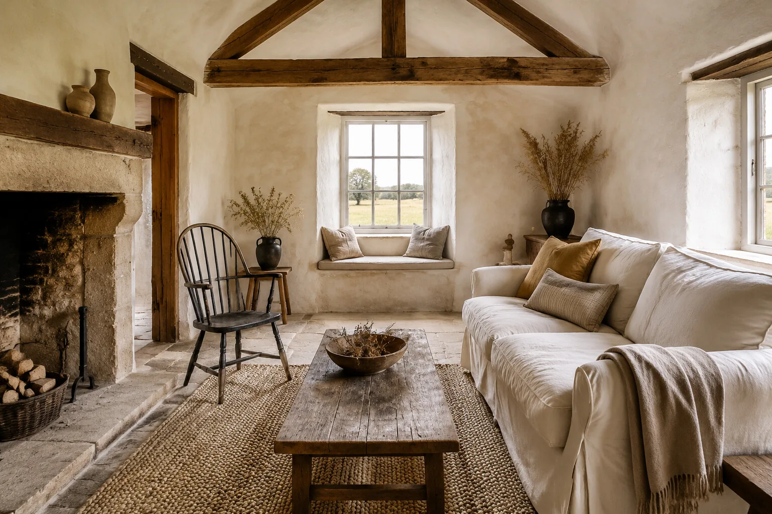 Farmhouse living room design