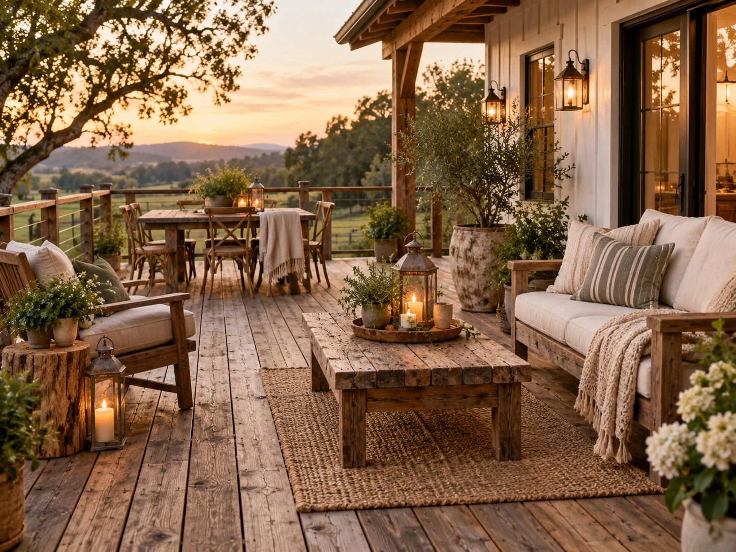 Farmhouse deck design