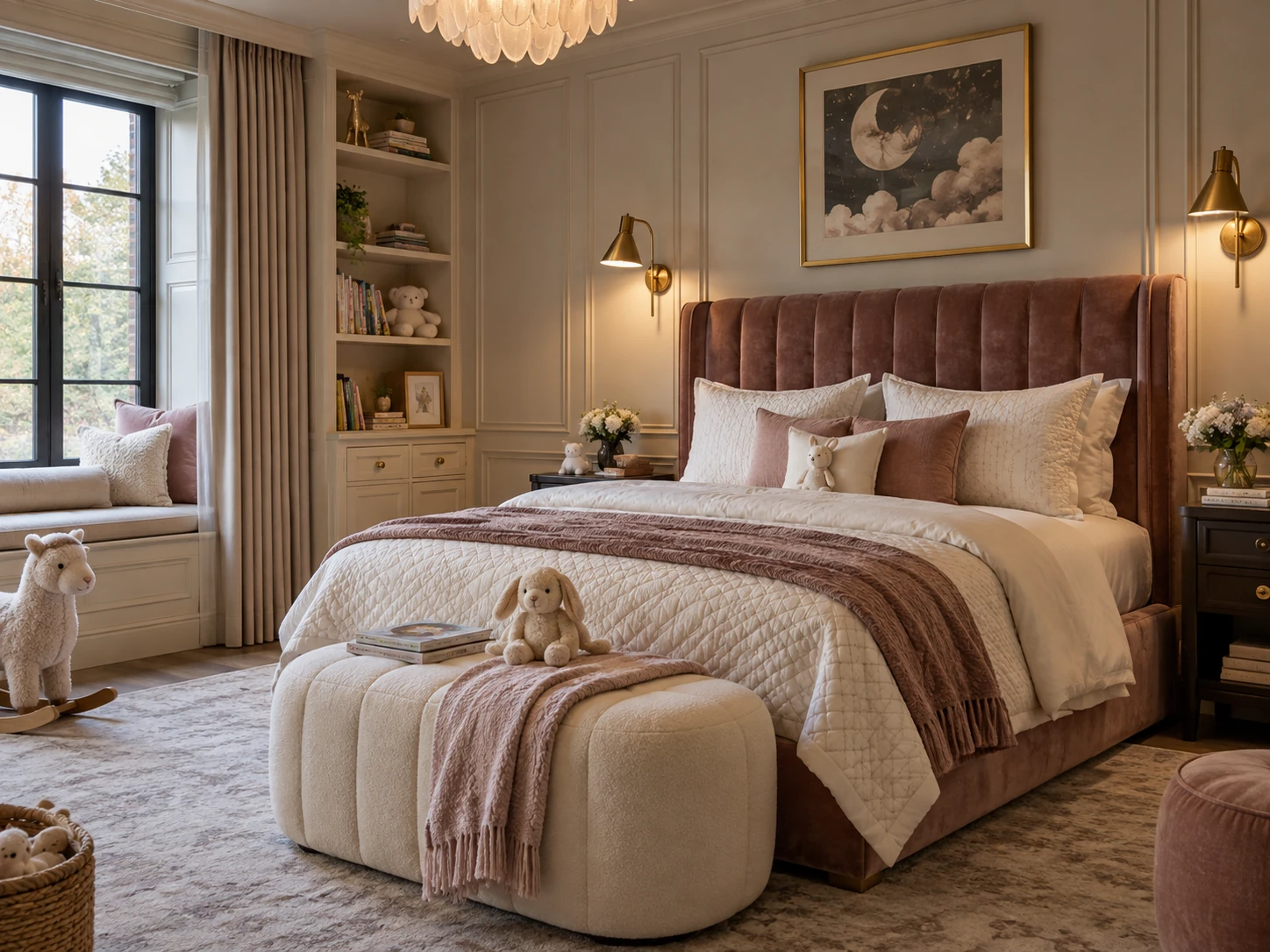 Hotel Luxe kids bedroom design