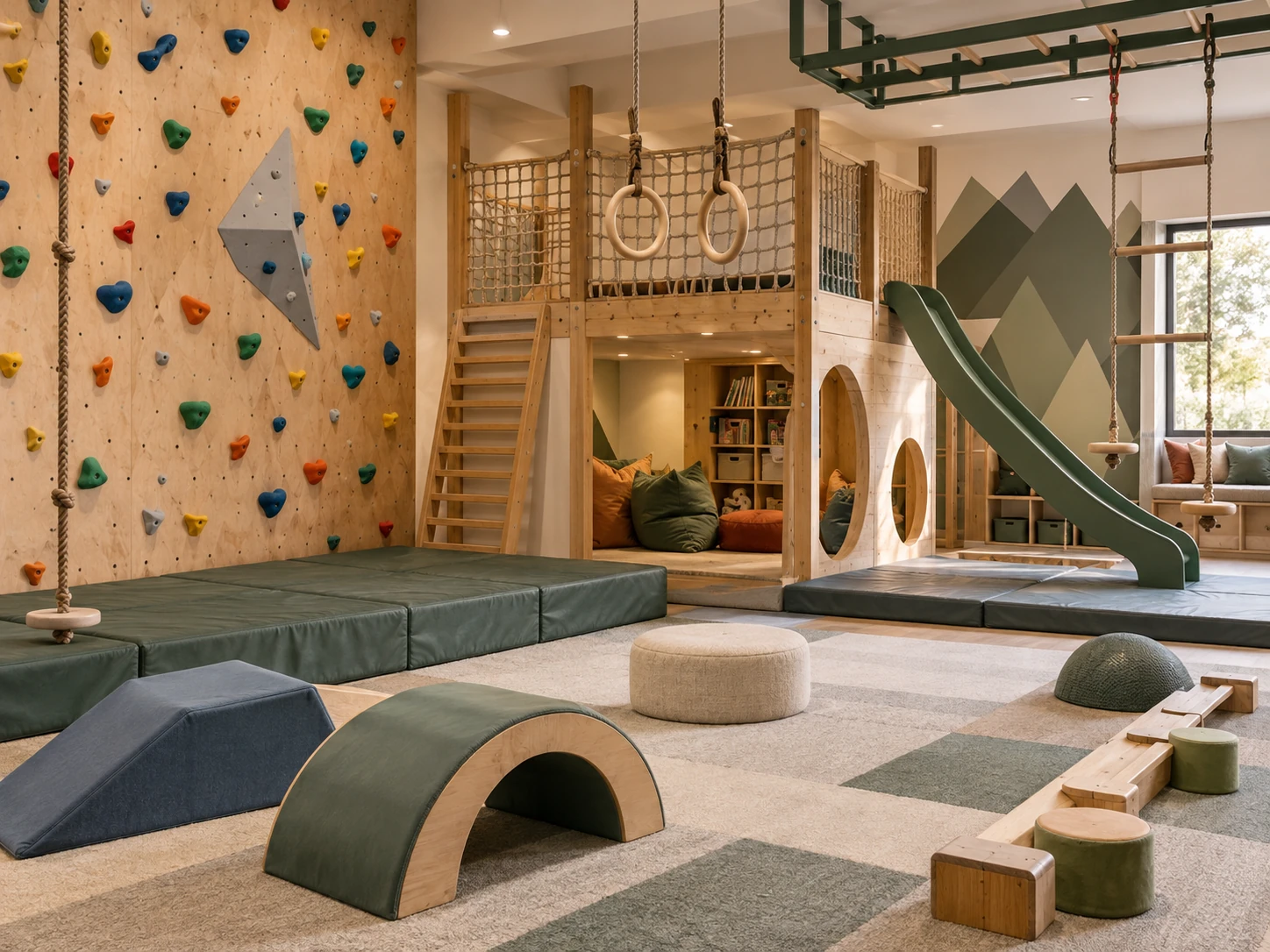 Indoor Adventure kids playroom design