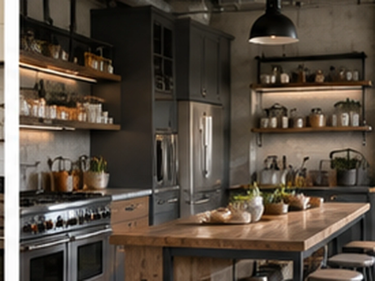 Industrial modern kitchen design