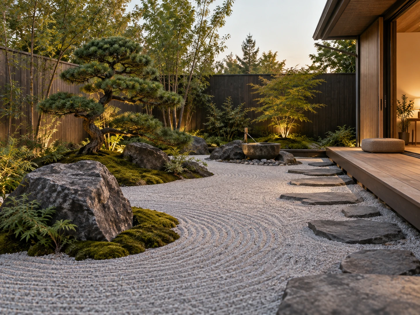 Japanese Zen backyard design
