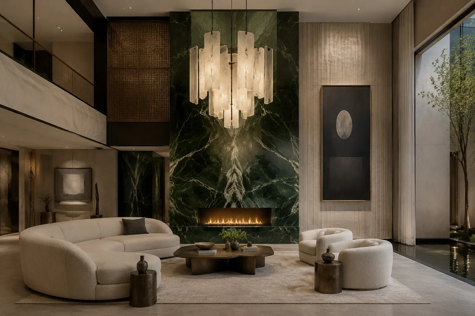 Luxury living room design
