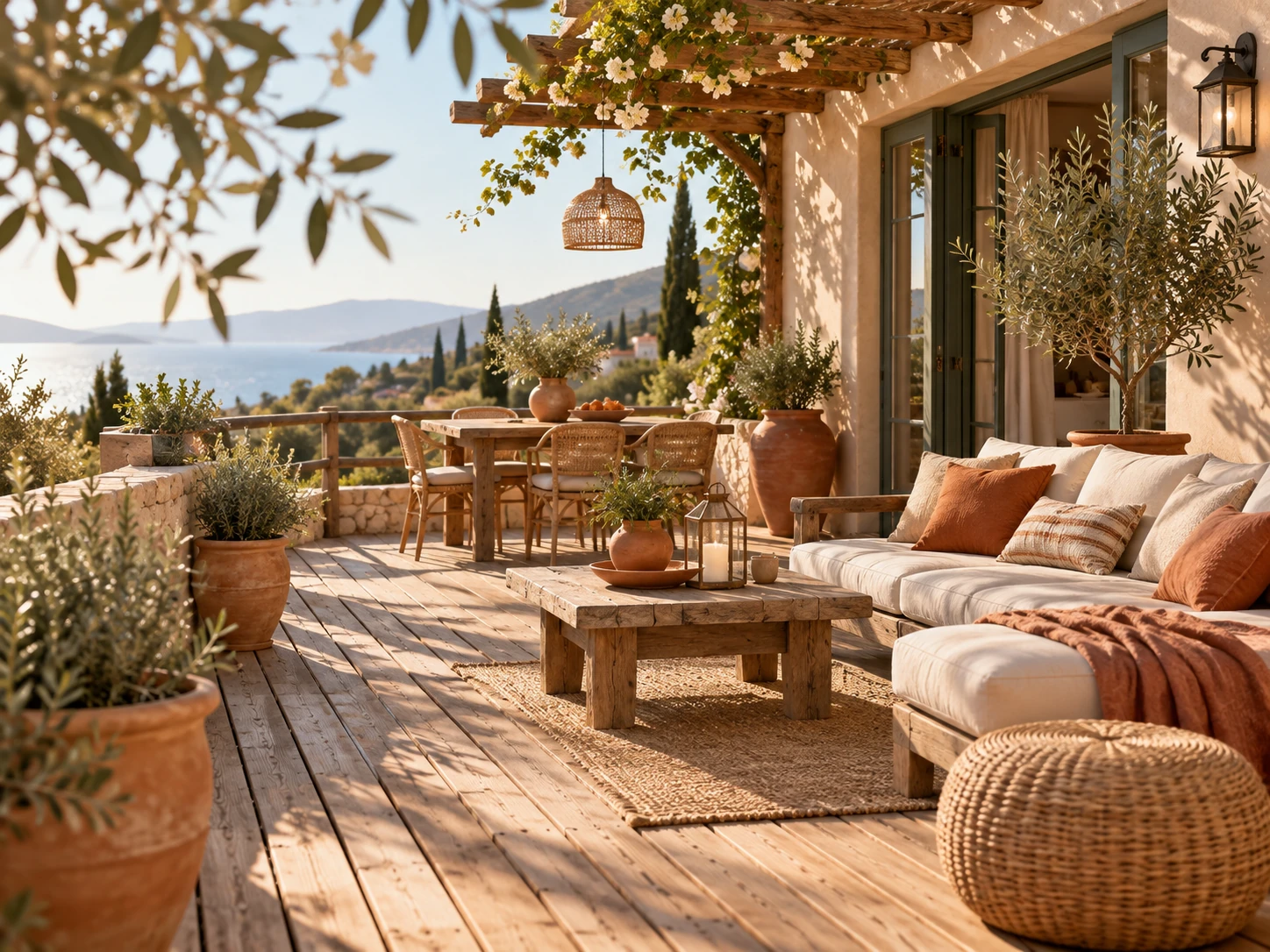 Mediterranean deck design