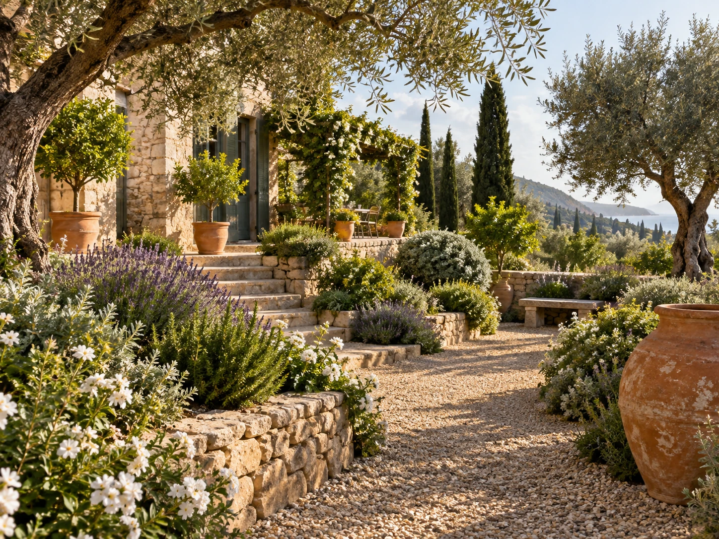 Mediterranean garden design
