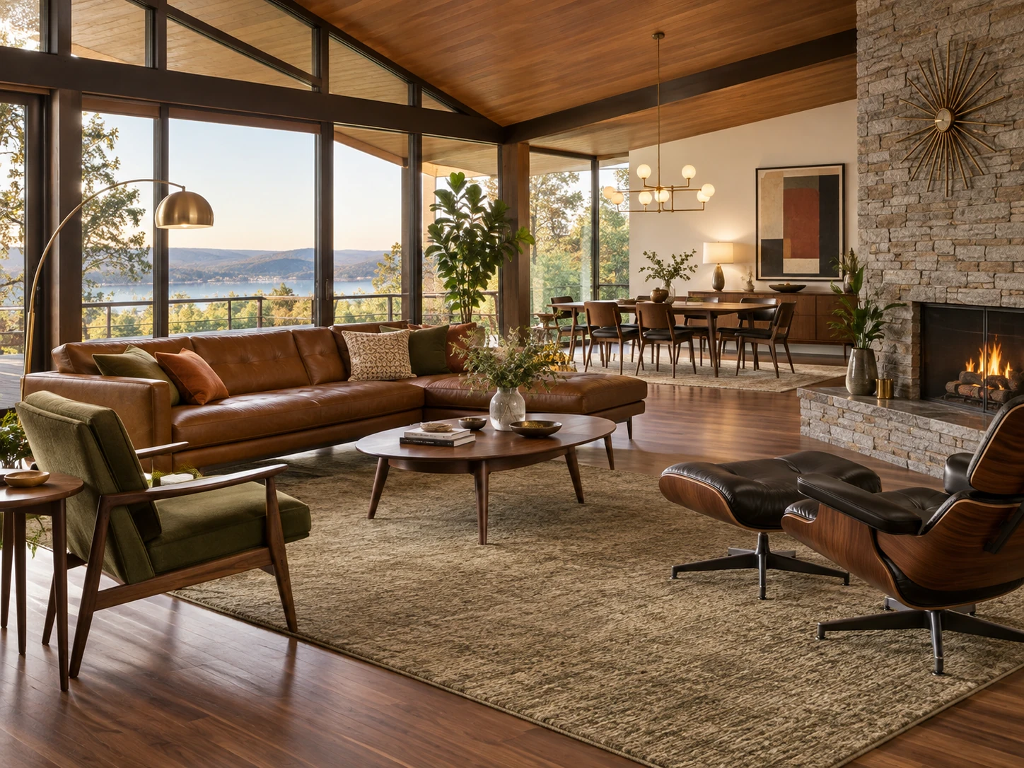 Mid-Century great room design