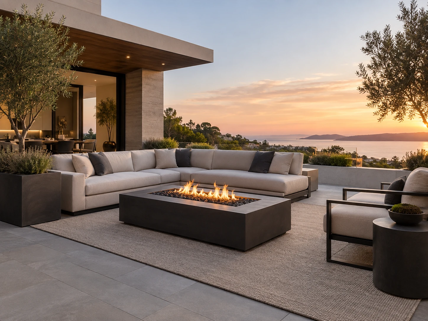 Modern Lounge outdoor patio design