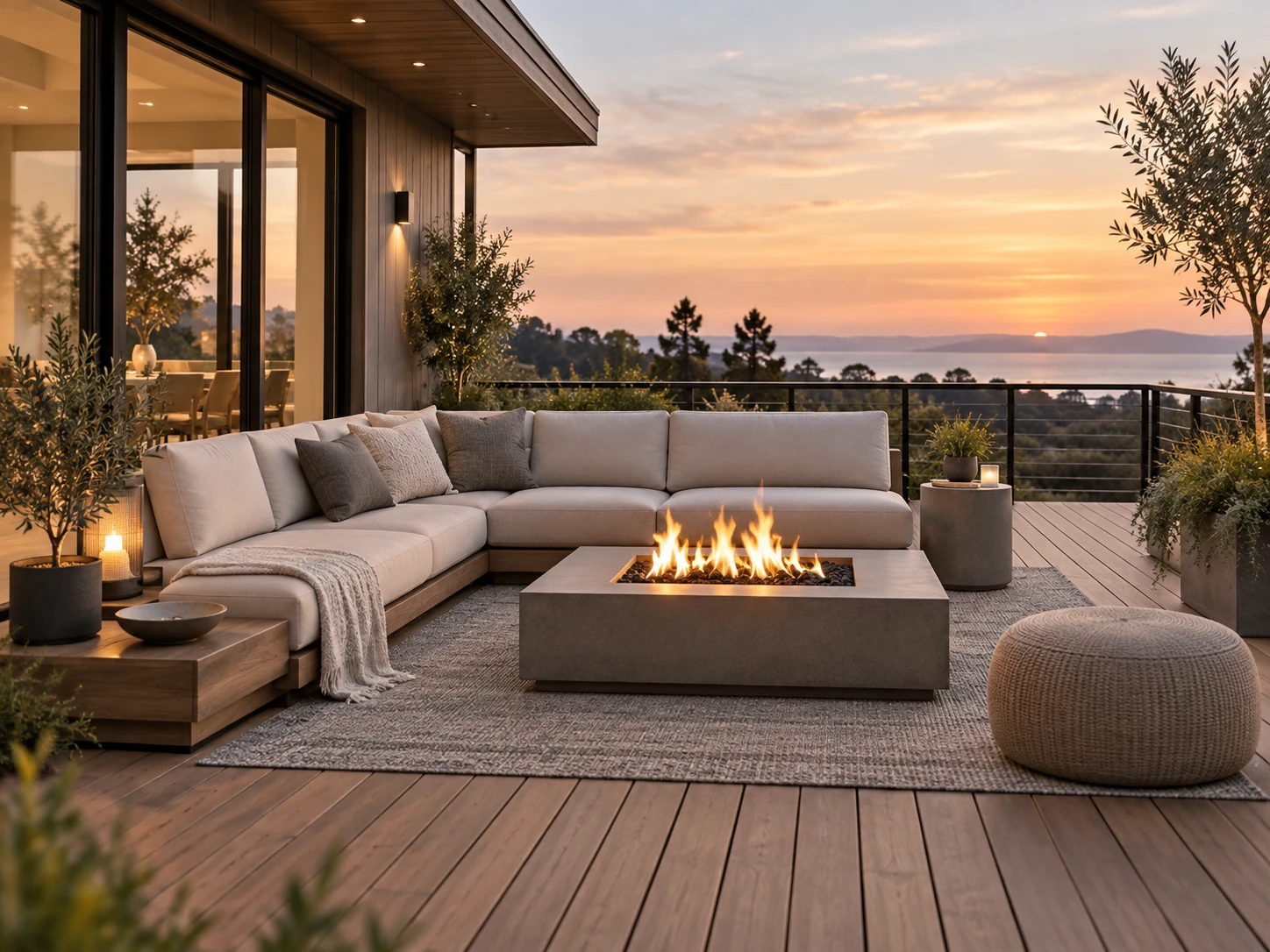 Modern Lounge deck design