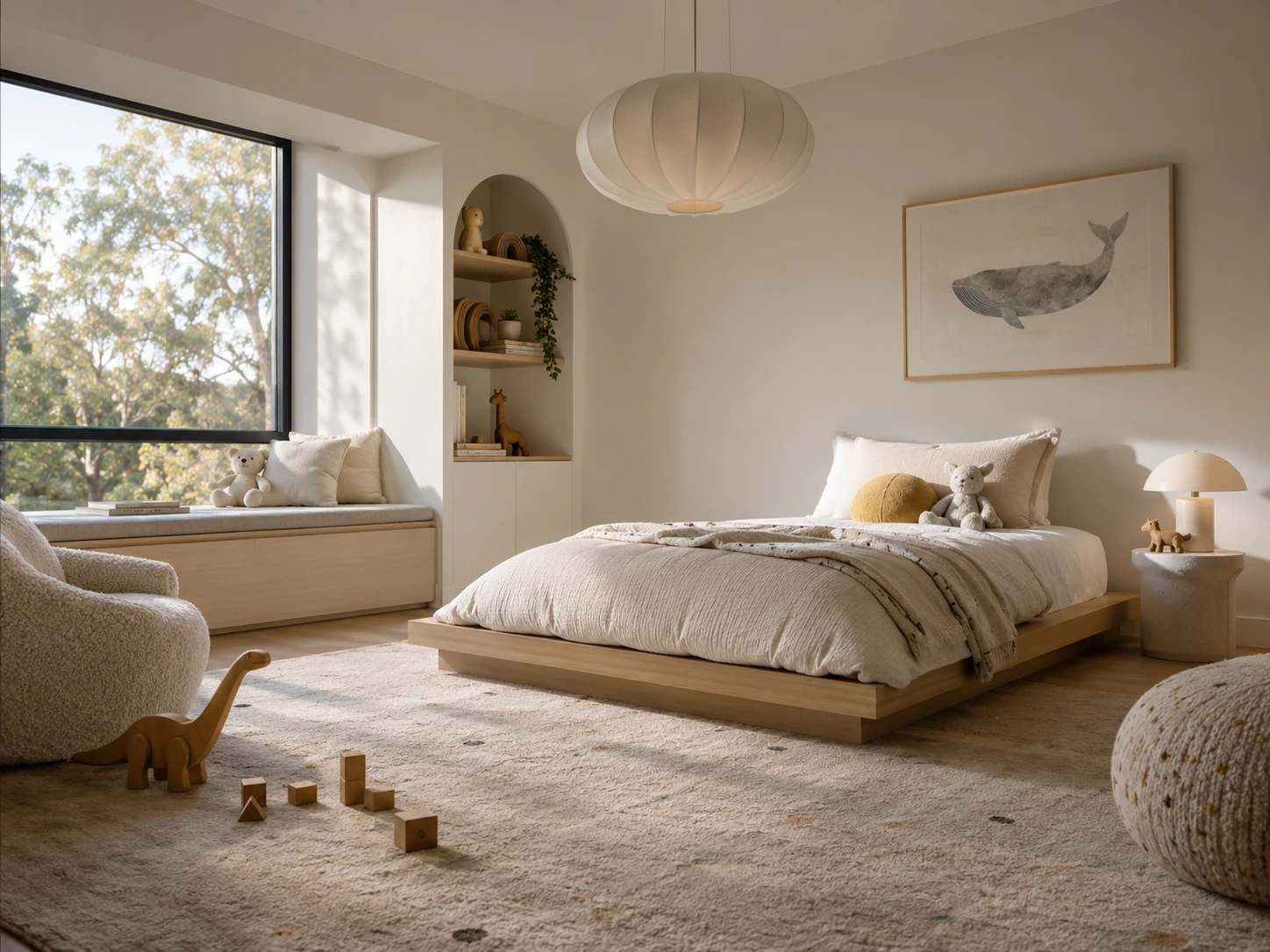 Modern Minimal kids bedroom design