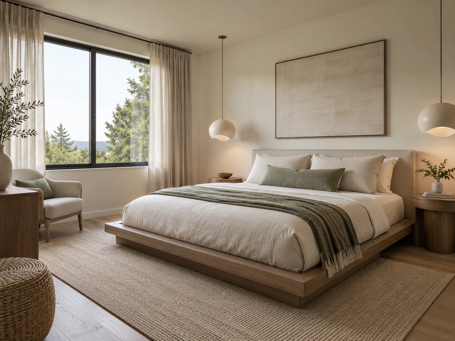 Modern Minimal guest bedroom design