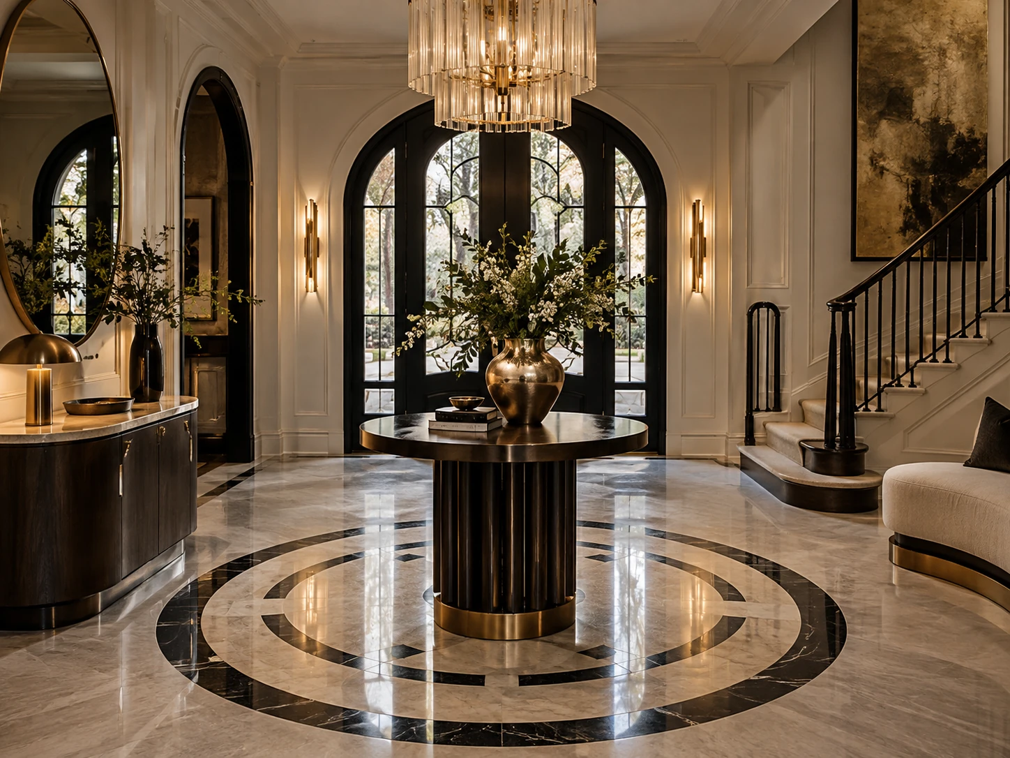 Neo-Deco Entry entryway design