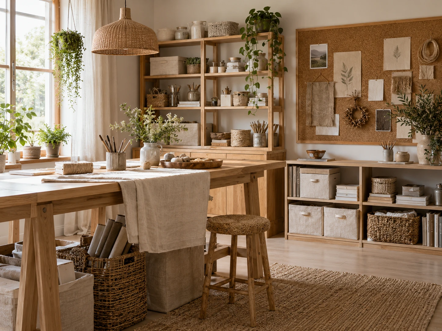 Organic Craft Room craft room design