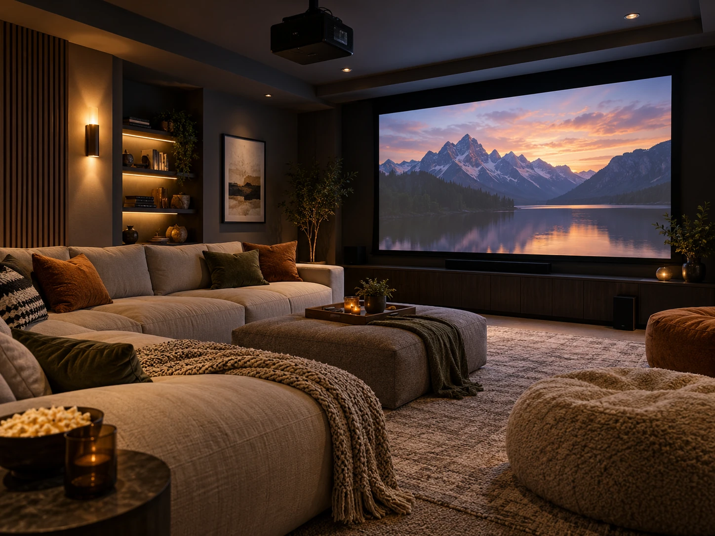 Screening Lounge home theater design