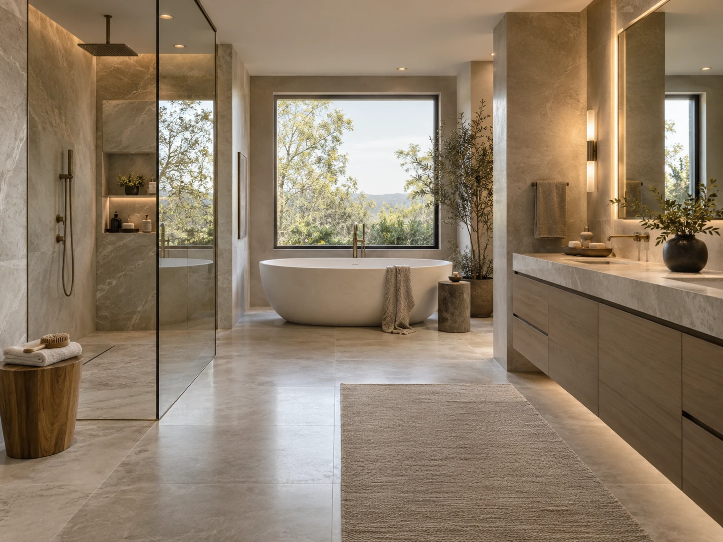 Spa Modern master bathroom design