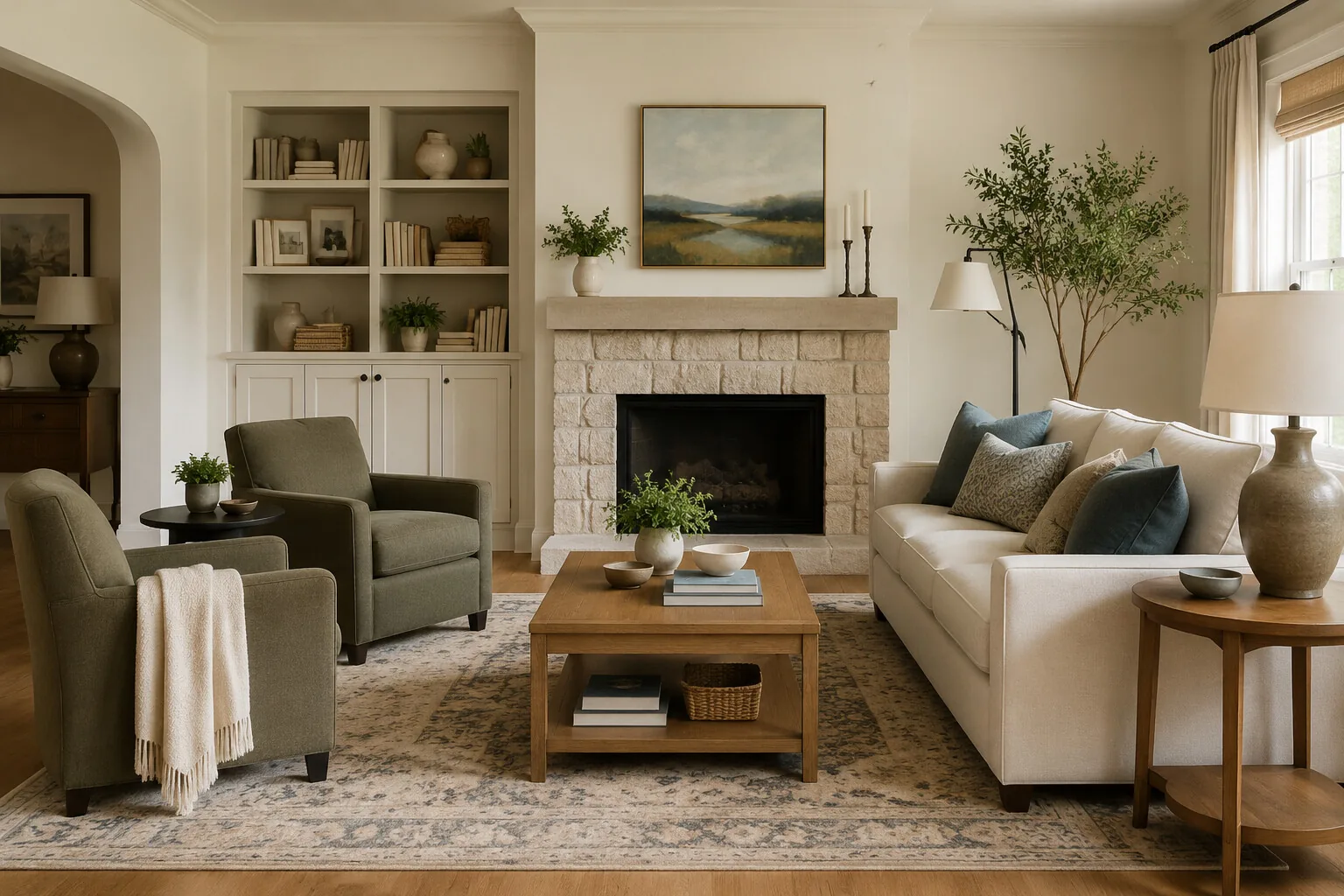 Standard living room design