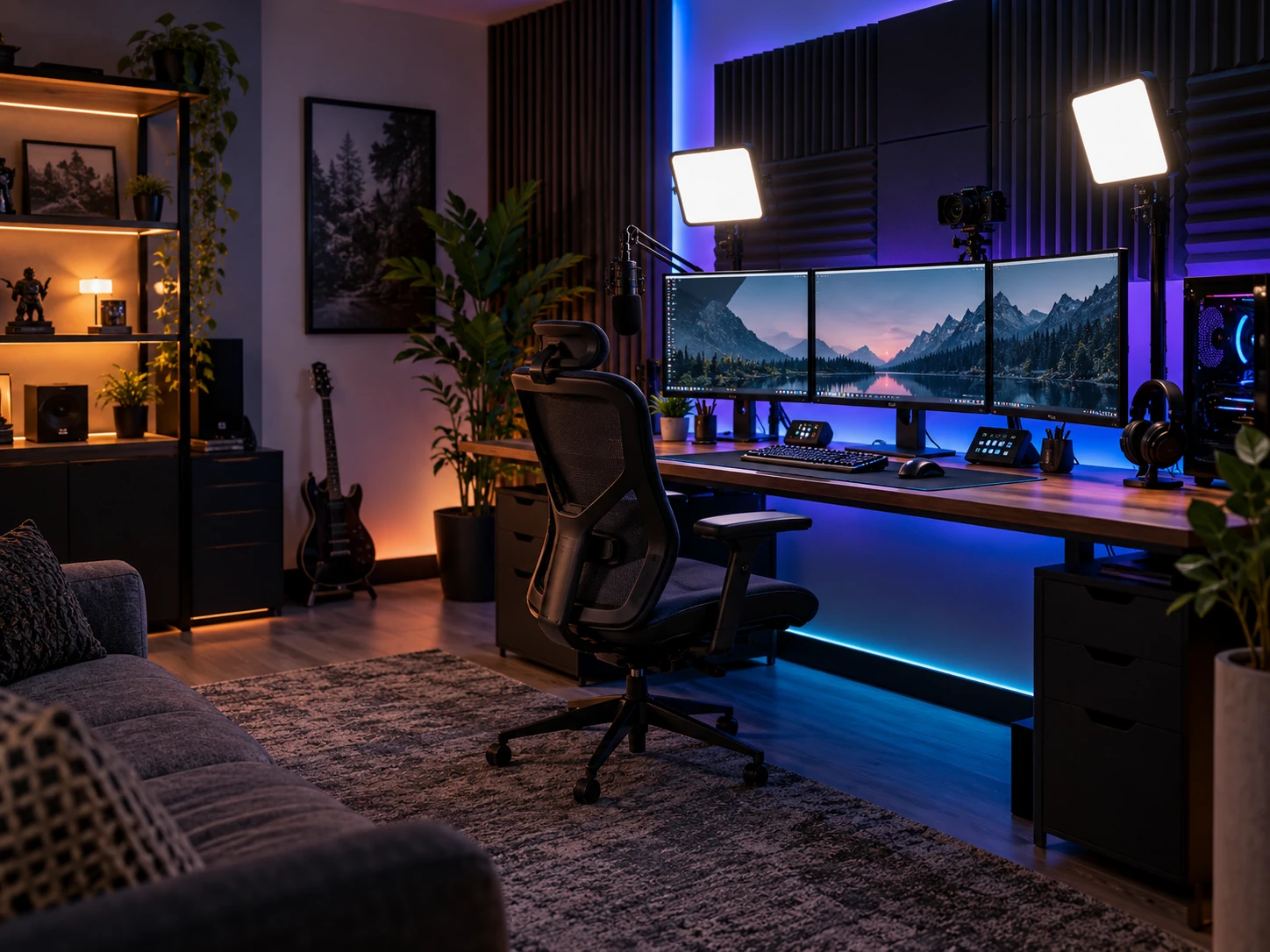 Streamer Studio gaming room design