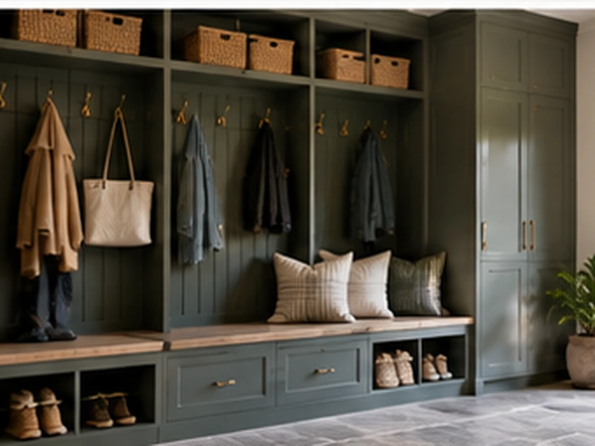 Tailored Lockers mudroom design