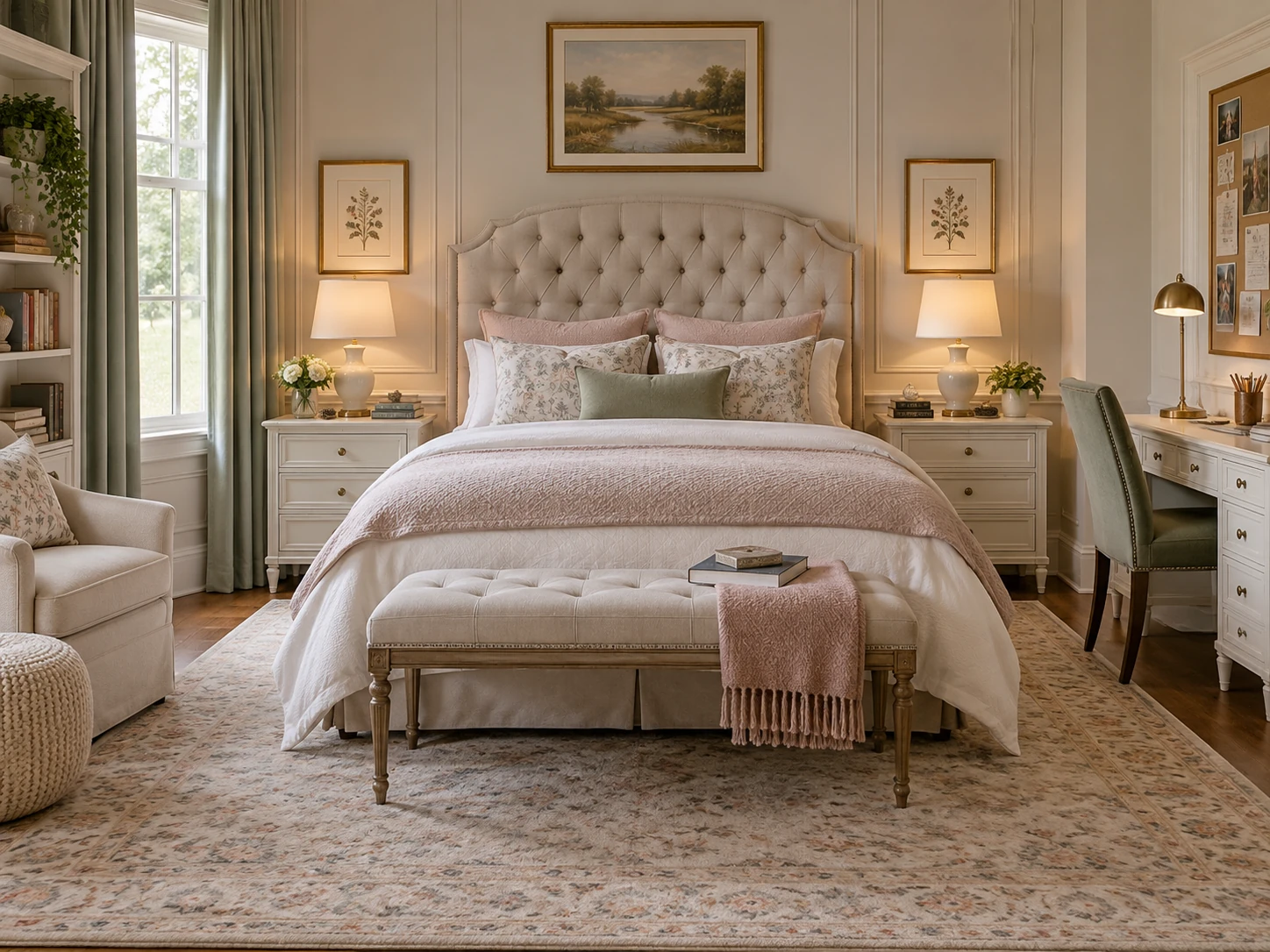Traditional teen bedroom design