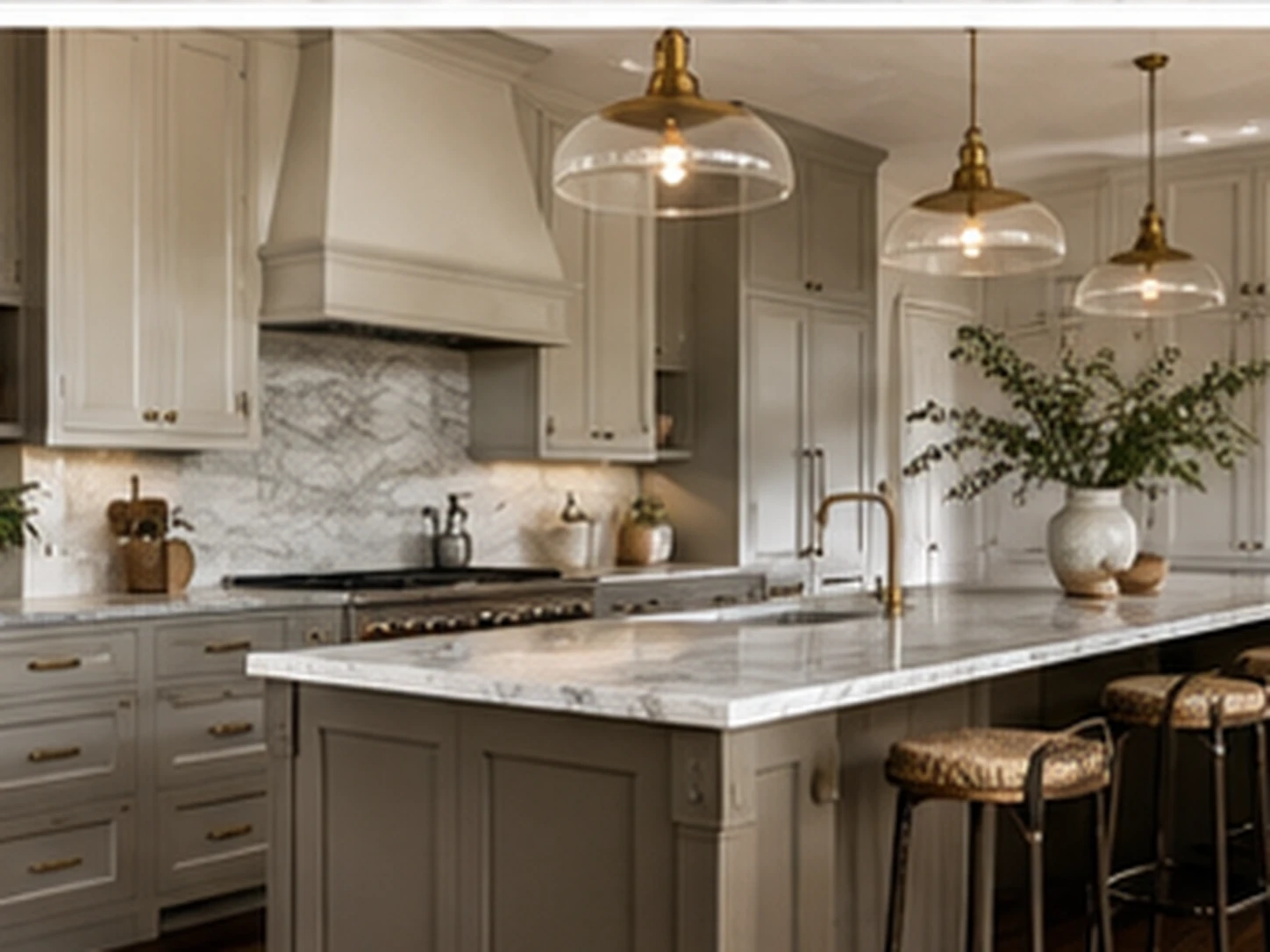 Transitional small kitchen design