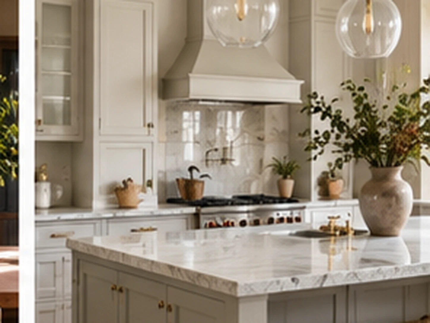 Transitional modern kitchen design
