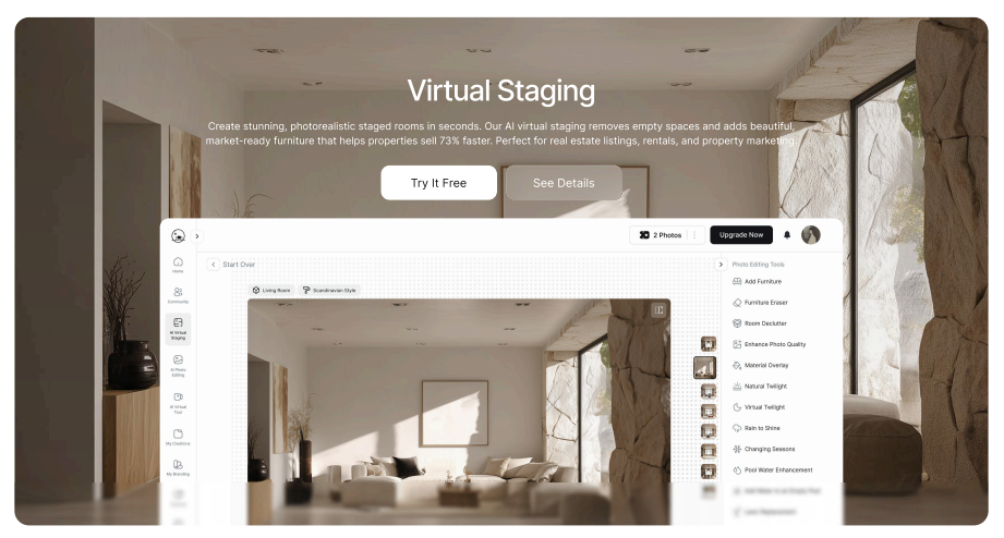Virtual Staging showcase
